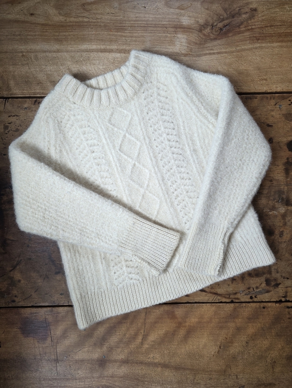 Northern Watters Knitwear Wool Sweater – Size 36 (refer to description) - Cream